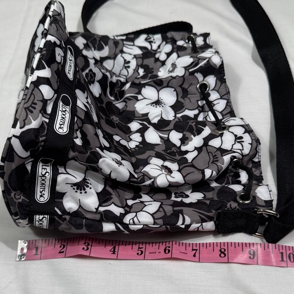 LeSportsac Floral Black and White Backpack main image 12